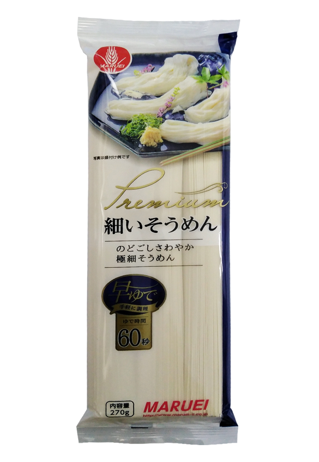 Oriental Style Dried Noodle – Maruei Thin Soumen – 270g – Deans Fujiya