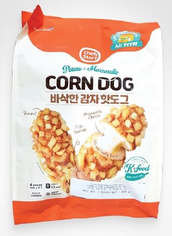 Potato & Mozzarella Corn Dog (South Korea) – 400G – Deans Fujiya