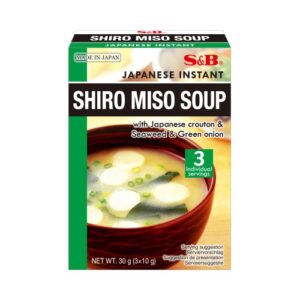 S&B Japanese Instant Shiro Miso Soup - 30g