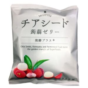 Chia Seed Konjac Jelly Plus Lychee Flavor - 170g