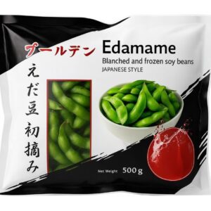 Frozen Edamame With Shell (No Salt) - 500g