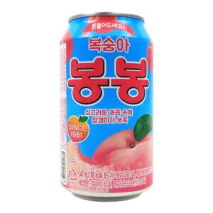 Haitai Bong Bong Peach Drink - 340 ML
