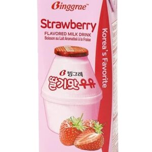 Binggrae Strawberry Flavored Milk Drink - 200ml