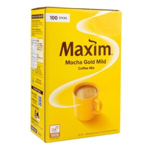 Maxim Mocha Gold Mild Coffee Mix (100 Sticks) - 1,200g