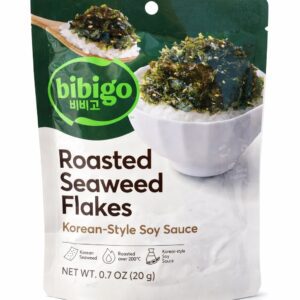 Bibigo Roasted Seaweed Flakes – Korean-Style Soy Sauce - 20g (Non Halal)
