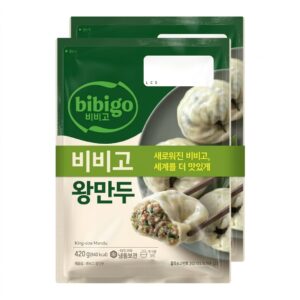 Bibigo King-Size Dumplings 420g x 2 Pack (Non Halal)