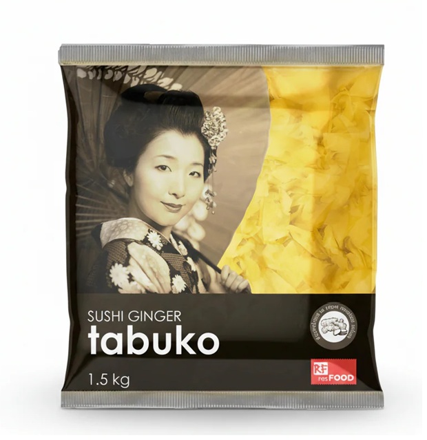 Tabuko Pickled Ginger  (White) A Grade – 1.5kg China