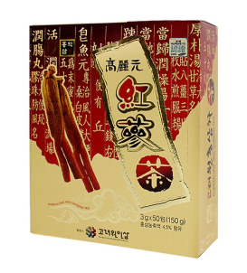 Ginseng Tea – Korean One Red  (3G x 50 ) -150 GM